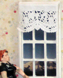 paper doily curtains